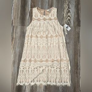 Speechless cream lace dress size small